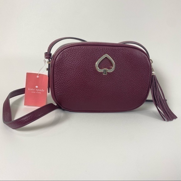 NEW Kate Spade Kourtney Crossbody Camera Bag in Cherrywood